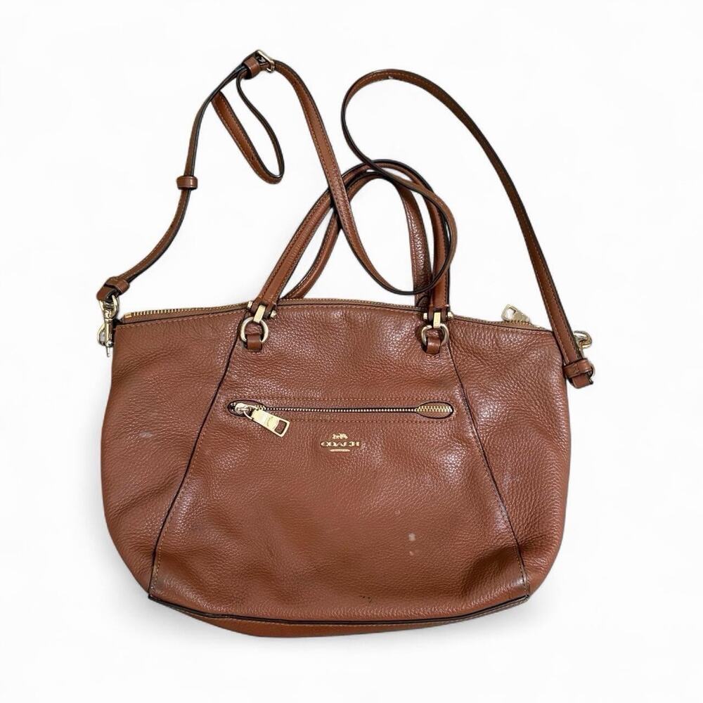 Vintage Coach Pebble Leather Prairie Satchel 79997 Cute Hand Bag